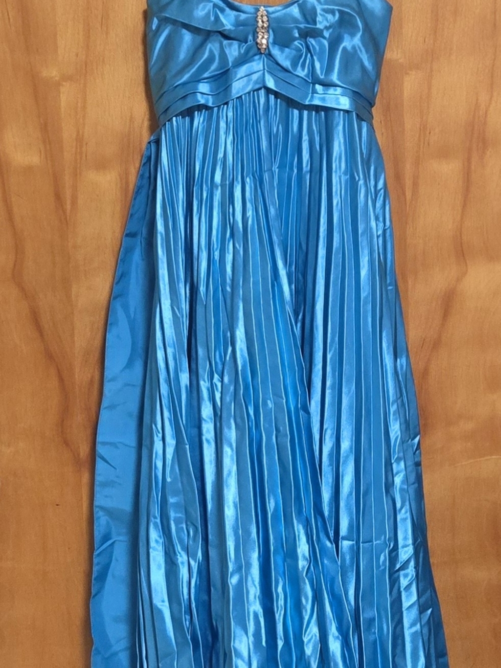 ANGELS NEW YORK PARTY FASHION BLUE GIRL DRESS WITH SCARF